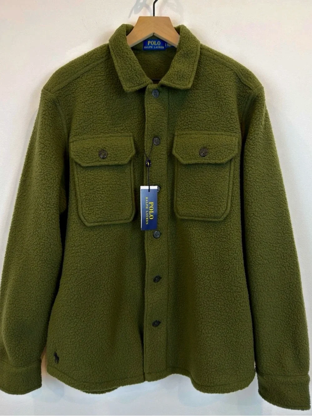 Polo Ralph Lauren PRL Navy Fleece Shirt Jacket
